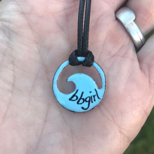 personalized back of wave necklace seaside harmony jewelry