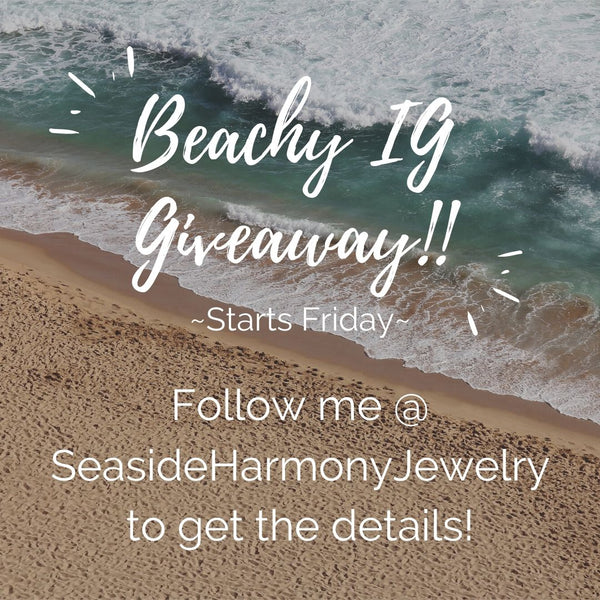 My new milestone.  Giveaway...coming Friday!! If you love beachy decor and jewelry--join us!