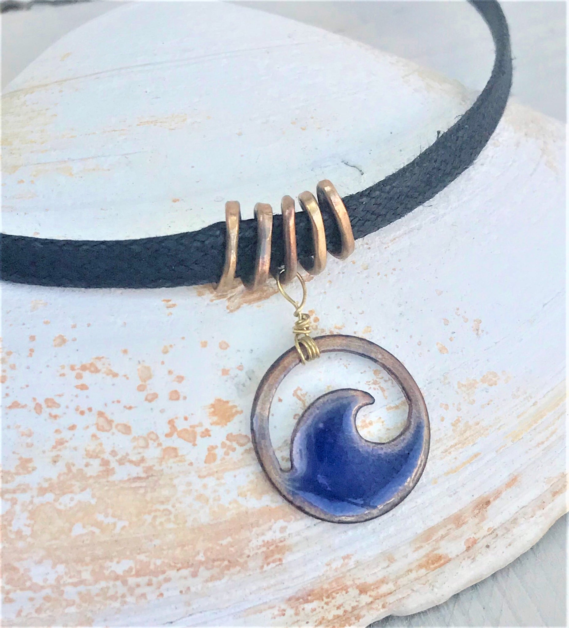 Midnight blue necklace sale