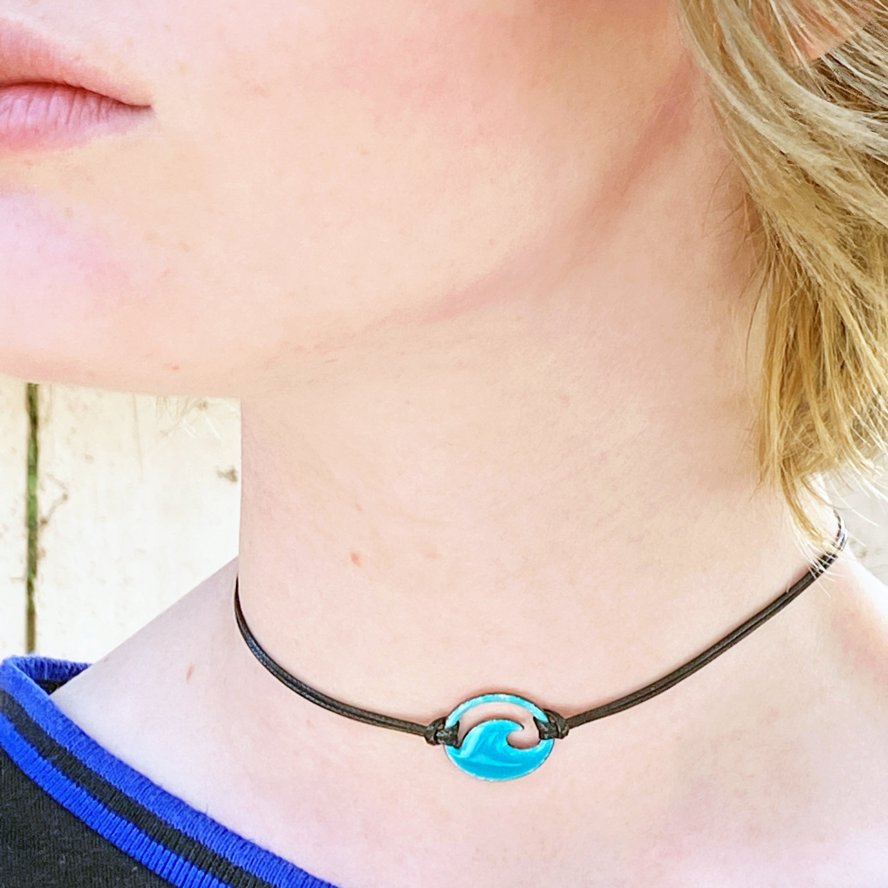 ZINZI Venetian Glass Choker Necklace