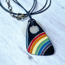 Load image into Gallery viewer, Special Listing~ Rainbow Pride Cloisonne Pendant