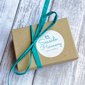gift wrapped box from Seaside Harmony Jewelry